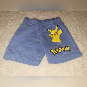 Toddler Boy Clothes * Blue Shorts * Size 3T * Pokémon * H&M * Summer *